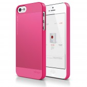 Чехол для iPhone 5 / 5s Elago S5 Outfit Aluminium Hot Pink