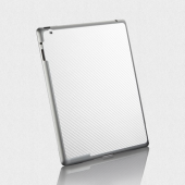 Защитная пленка для iPad 4 SGP Skin Guard Set Series Carbon White (SGP08859)