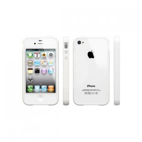Бампер для iPhone 4, 4S SGP Linear EX Color Series White (SGP08369)