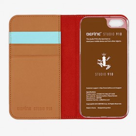 Чехол-бумажник для iPhone 5 Befine Studio 910 Red
