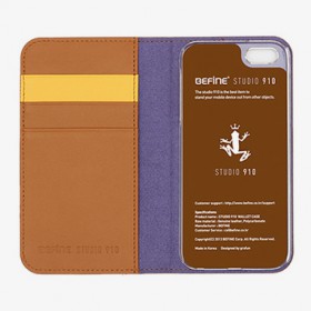 Чехол-бумажник для iPhone 5 Befine Studio 910 Violet