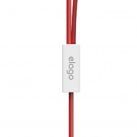 Наушники Elago E502 Earphones (Red-White)
