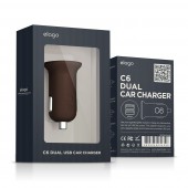 Автомобильная зарядка Elago USB Charger C6 Chocolate