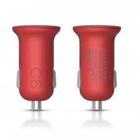 Автомобильная зарядка Elago USB Charger C6 Red