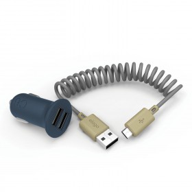 Автомобильная зарядка Elago USB Charger micro USB C6 Jean Indigo 
