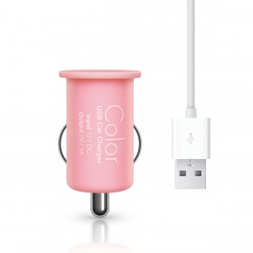 Автомобильная зарядка Elago Color USB Car Charger Pink