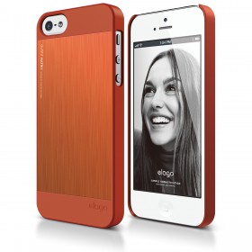 Чехол для iPhone 5 / 5s Elago S5 Outfit Matrix Aluminum Orange