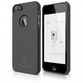 Чехол для iPhone 5 / 5s Elago S5 Slim Fit SF Dark Grey