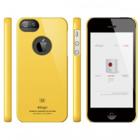 Чехол для iPhone 5 / 5s Elago S5 Slim Fit Yellow