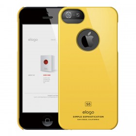 Чехол для iPhone 5 / 5s Elago S5 Slim Fit Yellow