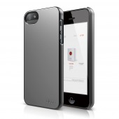 Чехол для iPhone 5 / 5s Elago S5 Slim Fit 2 Metallic Dark Gray