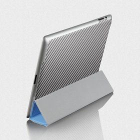 Защитная наклейка для iPad 4 SGP Skin Guard Set Series Carbon Pattern Gray (SGP09042)