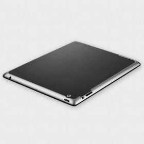 Защитная наклейка для iPad 4 SGP Skin Guard Set Series Leather Pattern Deep Black (SGP08860)