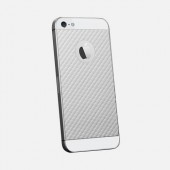 Защитная наклейка для iPhone 5 SGP Skin Guard Set Carbon White (SGP09569)