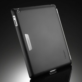 Чехол для iPad 4, 3 SGP Ultra Thin Series Soul Black (SGP09147)