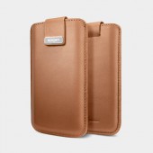 Чехол для iPhone 5 SGP Leather Pouch Crumena Series Brown (SGP09514)