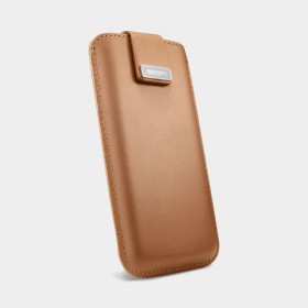 Чехол для iPhone 5 SGP Leather Pouch Crumena Series Brown (SGP09514)