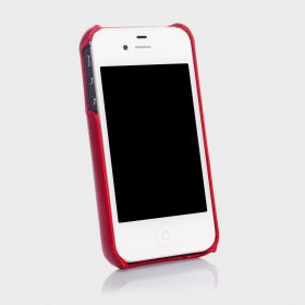 Чехол для iPhone 4, 4S SGP Genuine Leather Grip Series Red (SGP06921)