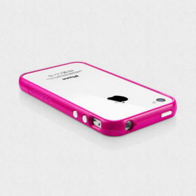 Бампер для iPhone 4, 4S SGP Linear EX Color Series Pink (SGP08396)