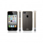 Бампер для iPhone 4, 4S SGP Linear Blitz Gunmetal (SGP08338)
