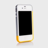 Бампер для iPhone 4, 4S SGP Linear EX Meteor Series Yellow (SGP08374)