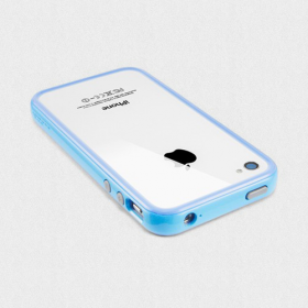 Чехол для iPhone 4, 4S SGP Neo Hybrid 2S Pastel Tender Blue (SGP08365)