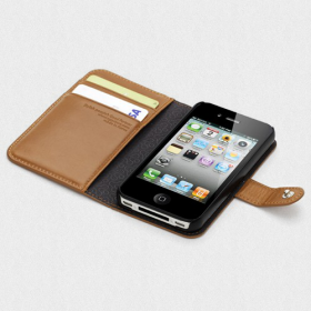 Чехол для iPhone 4, 4S SGP Wallet Case Valentinus Series Vintage (SGP08524)