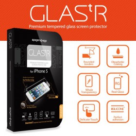 Защитное стекло для iPhone 5 SGP Glas.tR Premium Tempered Glass