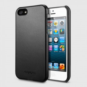Чехол для iPhone 5 SGP Leather Grip Black (SGP09601)