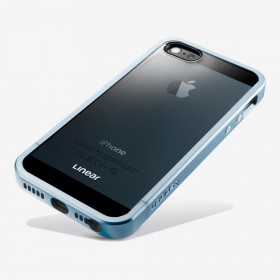 Чехол для iPhone 5 SGP Linear Metal Crystal Blue (SGP10043)