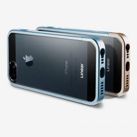 Чехол для iPhone 5 SGP Linear Metal Crystal Blue (SGP10043)